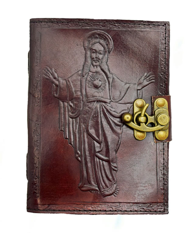 Jesus LEATHER Embossed LEATHER Journal