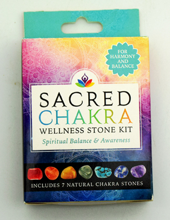 Fantasy Gifts - Sacred Chakra Wellness Stone Kit, Crystals, 3097