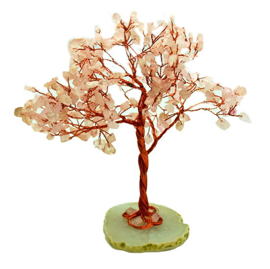 Fantasy Gifts - Rose Quartz Crystal Tree, Crystal Trees, 3296